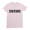 drunk Ladies Fitted T-Shirt