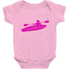 kayak chick Baby Bodysuit