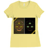 see no evil Ladies Fitted T-Shirt