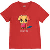 puppy love V-Neck Tee