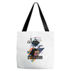 who loves doberman Tote Bags