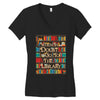 harry potter when in doubt go to the library Women's V-Neck T-Shirt