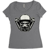 gas mask Women's Triblend Scoop T-shirt