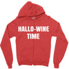 hallo wine Zipper Hoodie