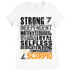 Strong Independent Motivated Scorpio Ladies Fitted T-Shirt