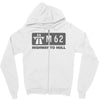 m62 highway to hull Zipper Hoodie