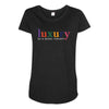 Luxury As A Croad Concept Maternity Scoop Neck T-shirt