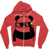 panda bear Zipper Hoodie
