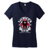 ye olde gym Women's V-Neck T-Shirt