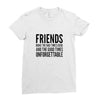 friends Ladies Fitted T-Shirt
