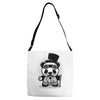 steampunk panda Adjustable Strap Totes
