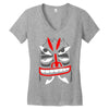 addict x mysterious al mask Women's V-Neck T-Shirt