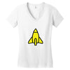 Reggie Rocket Women's V-Neck T-Shirt