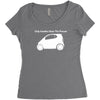 only smarties have the answer'   funny Women's Triblend Scoop T-shirt