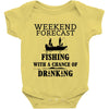 fishing funny Baby Bodysuit