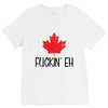 canada fuckin eh V-Neck Tee