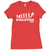 evolution diver   diving Ladies Fitted T-Shirt