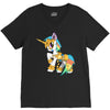 Robotic Baby Unicorn V-Neck Tee