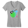 guitar retro music Women's V-Neck T-Shirt