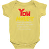 you matter Baby Onesie