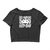 space alien qr code Crop Top