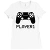 player stick Ladies Fitted T-Shirt