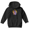 loup de cartoon Youth Hoodie