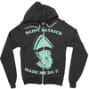 saint patrick made me do it Zipper Hoodie