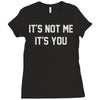 it's not me it's you Ladies Fitted T-Shirt