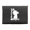old school gangster urkel Accessory Pouches