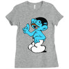 tobias smurf Ladies Fitted T-Shirt