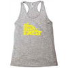 going downhill fast cycling Racerback Tank