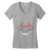 black knight coat of (no) arms Women's V-Neck T-Shirt