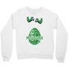 Preggosaurus Funny Crewneck Sweatshirt