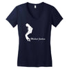 michael jackson jacko king of pop musica 2 Women's V-Neck T-Shirt