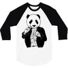 gangster panda 3/4 Sleeve Shirt