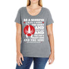 as a scorpio i have 3 sides Ladies Curvy T-Shirt