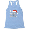 I Love Party With Santa Racerback Tank