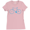 cycling bikes bike cycle riding retro sticker transfer tv funny iron o Ladies Fitted T-Shirt