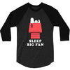 Sleep Big Fan 3/4 Sleeve Shirt