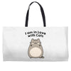i am in love with cats Weekender Totes