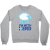 i m with herd Crewneck Sweatshirt