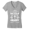 I Am One Blessed Granny Women's V-Neck T-Shirt