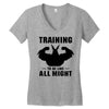 Training to be Like All Might Women's V-Neck T-Shirt