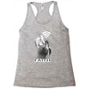 faith animal pray Racerback Tank