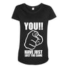 you have just lost the game  funny computer internet humour Maternity Scoop Neck T-shirt