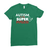 Autism Is My Super Power Ladies Fitted T-Shirt