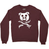 pig bacon cross bones pirate Crewneck Sweatshirt