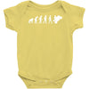 evolution of motorbike Baby Onesie