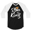 son of a king 3/4 Sleeve Shirt